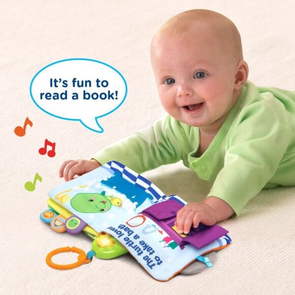 Brand New 📘 VTech Peek & Play Baby Book – English Edition 👶🎶🦁 - Picture 8 of 12